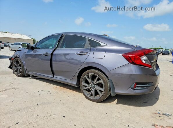19XFC2F80LE022330 2020 HONDA CIVIC Gray Задня ліва чверть