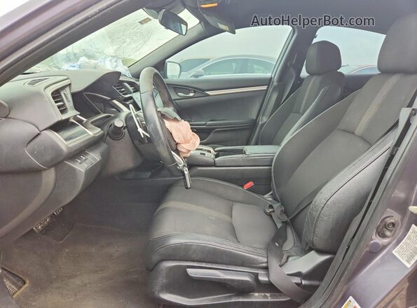 19XFC2F80LE022330 2020 HONDA CIVIC Gray Вид салону спереду