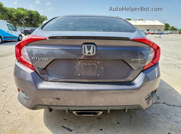 19XFC2F80LE022330 2020 HONDA CIVIC Gray Вид ззаду