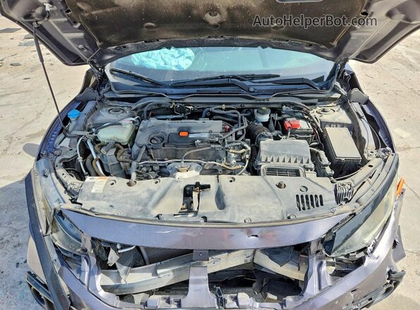 19XFC2F80LE022330 2020 HONDA CIVIC Gray Вид задньої частини салону