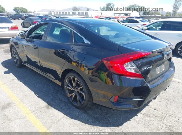 19XFC2F80LE214394 2020 HONDA CIVIC Black Trasero izquierdo