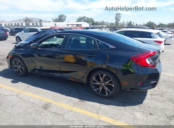 19XFC2F80LE214394 2020 HONDA CIVIC Black Vista interior de 360 grados