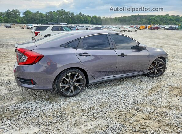 19XFC2F81KE009729 2019 HONDA CIVIC Gray Задня права чверть