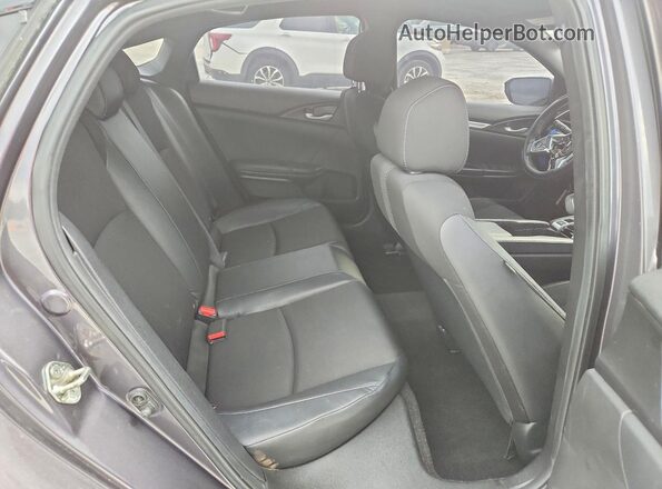 19XFC2F81KE009729 2019 HONDA CIVIC Gray Вид задніх сидінь