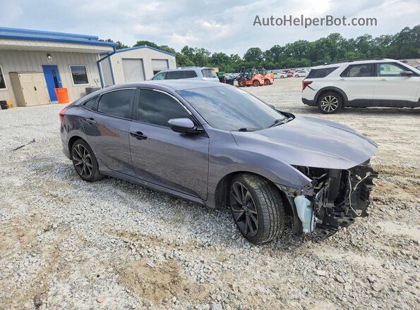 19XFC2F81KE009729 2019 HONDA CIVIC Gray Передня права чверть