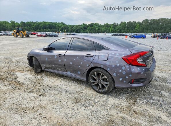 19XFC2F81KE009729 2019 HONDA CIVIC Gray Задня ліва чверть