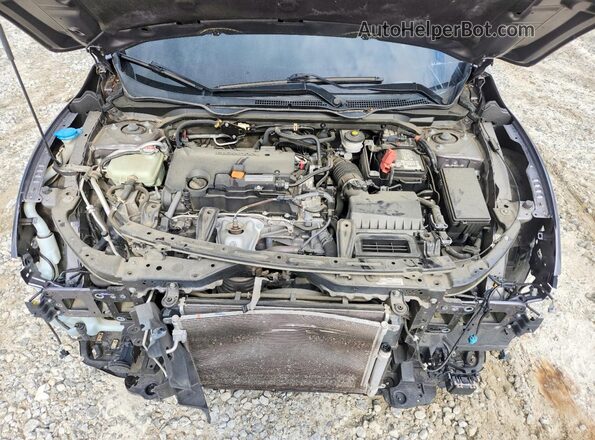 19XFC2F81KE009729 2019 HONDA CIVIC Gray Вид задньої частини салону
