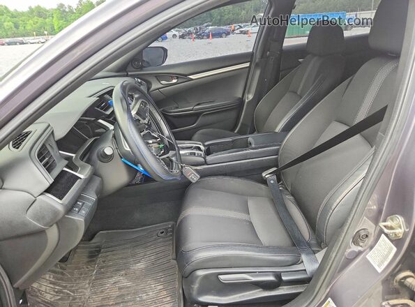 19XFC2F81KE009729 2019 HONDA CIVIC Gray Вид салону спереду