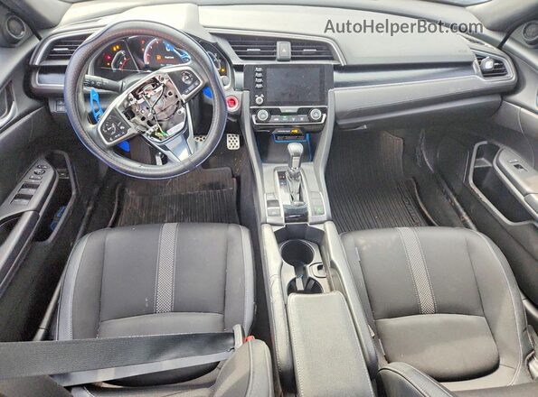 19XFC2F81KE009729 2019 HONDA CIVIC Gray Вид панелі приладів