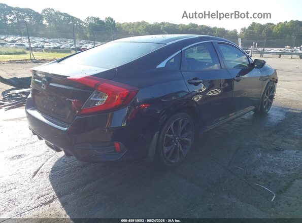 19XFC2F81KE023064 2019 HONDA CIVIC Black Trasero derecho