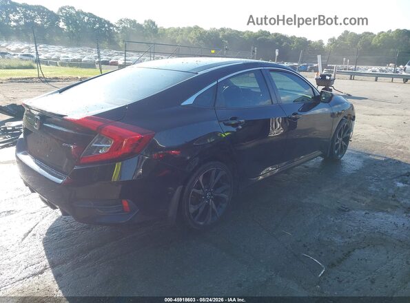 19XFC2F81KE023064 2019 HONDA CIVIC Black Vista interior de 360 grados