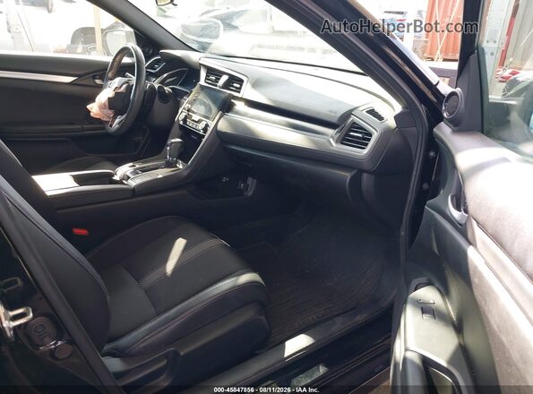 19XFC2F81KE200020 2019 HONDA CIVIC Black წინა სალონის ხედი