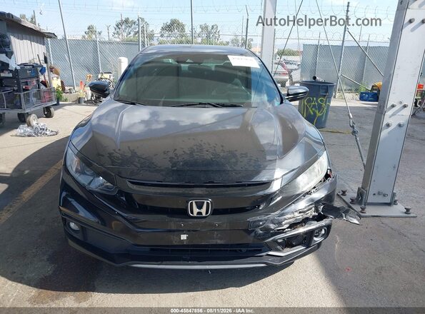 19XFC2F81KE200020 2019 HONDA CIVIC Black ხელსაწყოთა პანელის ხედი