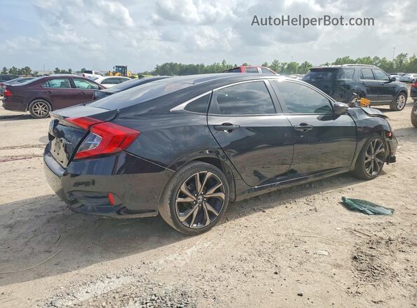 19XFC2F81ME201929 2021 HONDA CIVIC Black Հետևի աջ