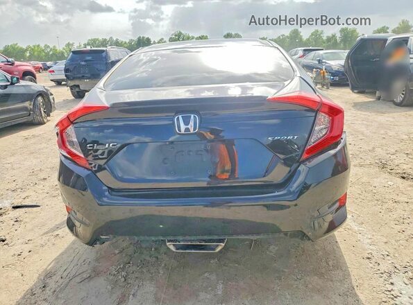 19XFC2F81ME201929 2021 HONDA CIVIC Black Հետևի տեսք