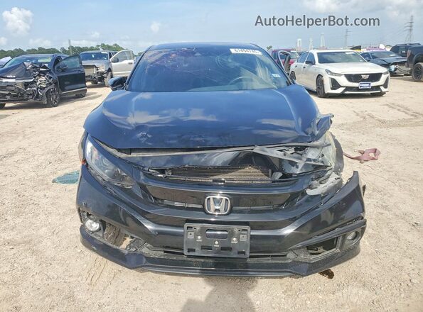 19XFC2F81ME201929 2021 HONDA CIVIC Black Դիմացի տեսք