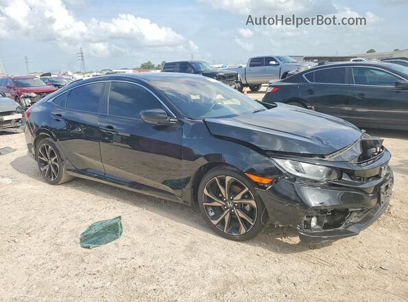 19XFC2F81ME201929 2021 HONDA CIVIC Black Առջևի աջ