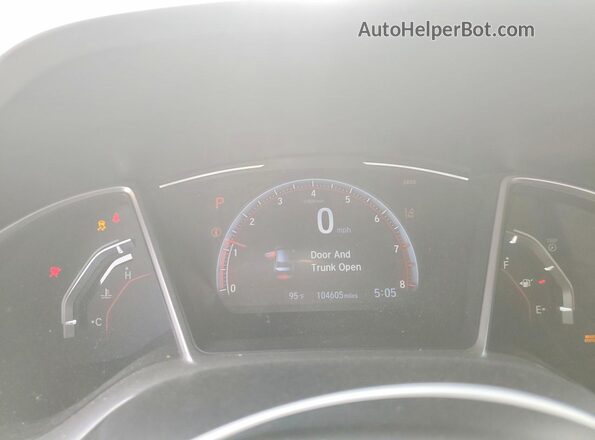 19XFC2F81ME201929 2021 HONDA CIVIC Black Սարքավորումների վահանակի տեսք