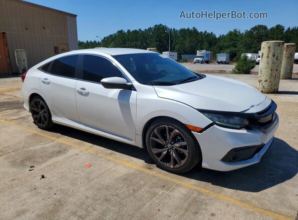 19XFC2F82KE010761 2019 HONDA CIVIC White Передня права чверть