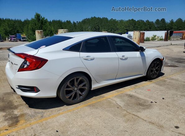 19XFC2F82KE010761 2019 HONDA CIVIC White Задня права чверть