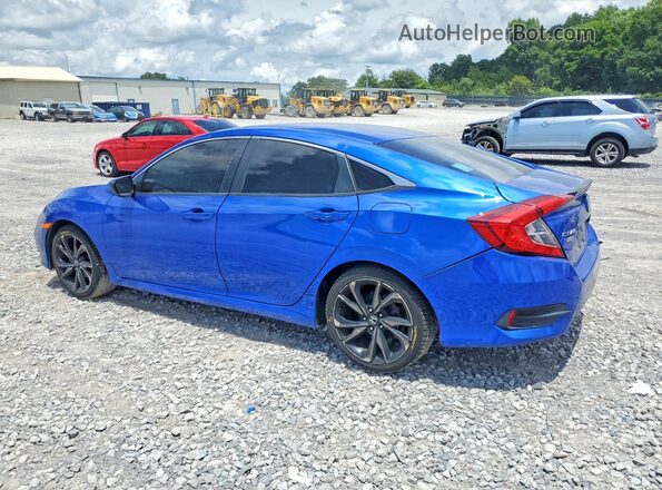 19XFC2F82KE012977 2019 HONDA CIVIC Blue Задня ліва чверть