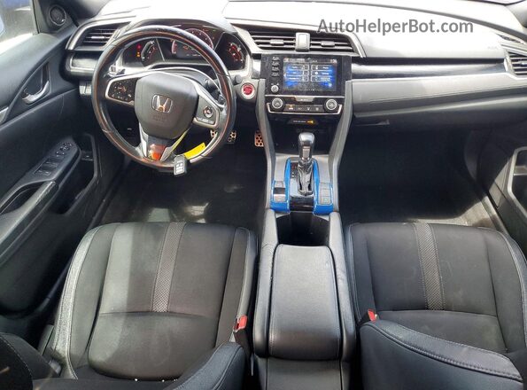 19XFC2F82KE012977 2019 HONDA CIVIC Blue Вид панелі приладів