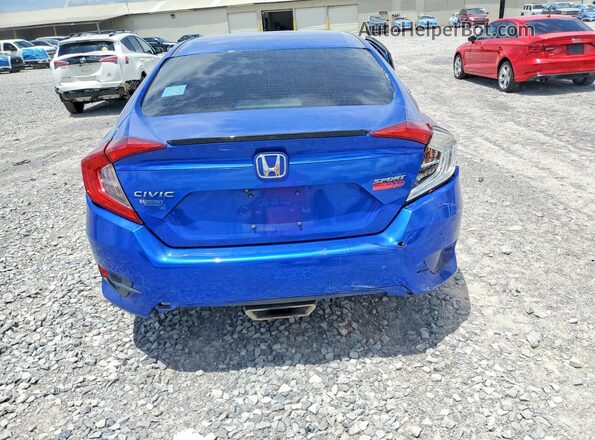 19XFC2F82KE012977 2019 HONDA CIVIC Blue Вид ззаду
