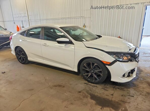 19XFC2F82KE019427 2019 HONDA CIVIC White Front right