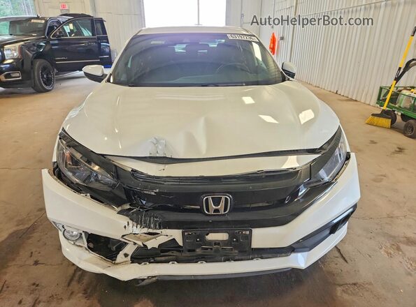 19XFC2F82KE019427 2019 HONDA CIVIC White Front view