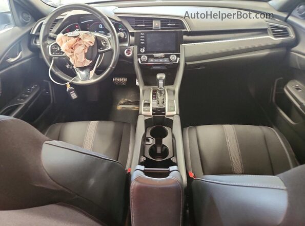 19XFC2F82KE019427 2019 HONDA CIVIC White Dashboard view