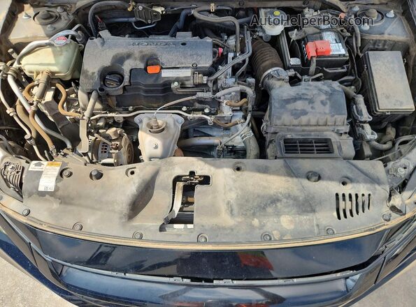 19XFC2F82KE020710 2019 HONDA CIVIC Black Widok wnętrza z tyłu