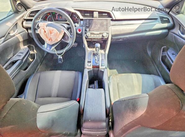 19XFC2F82KE020710 2019 HONDA CIVIC Black Widok deski rozdzielczej