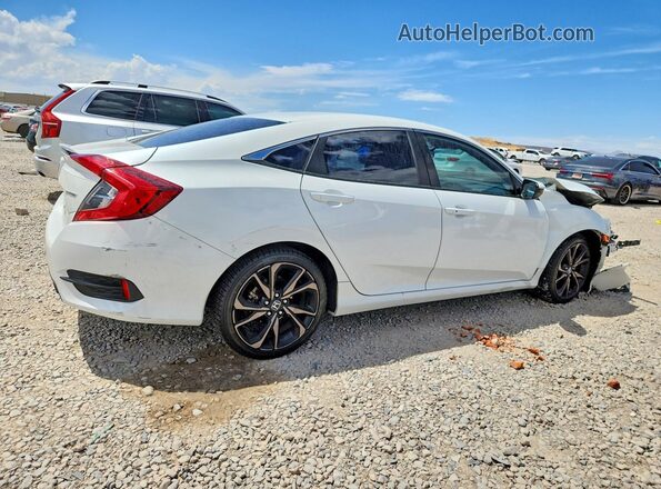 19XFC2F82KE050855 2019 HONDA CIVIC Белый Задняя правая четверть