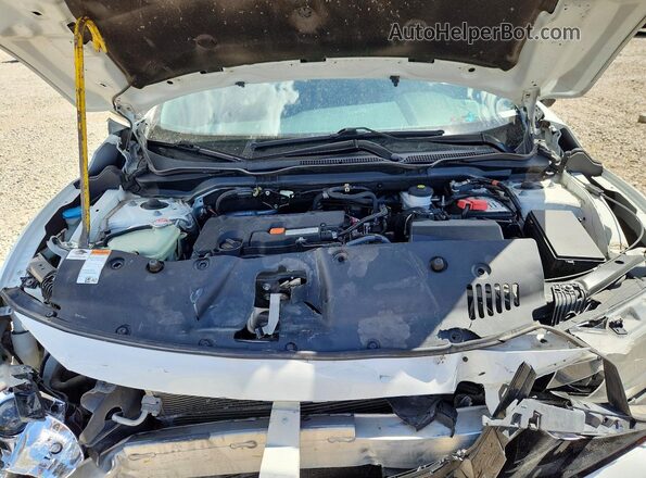 19XFC2F82KE050855 2019 HONDA CIVIC Белый Вид задней части салона