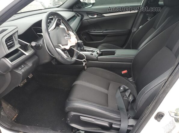 19XFC2F82LE000829 2020 HONDA CIVIC White Widok wnętrza z przodu