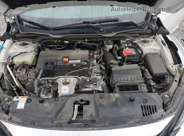 19XFC2F82LE000829 2020 HONDA CIVIC White Widok wnętrza z tyłu