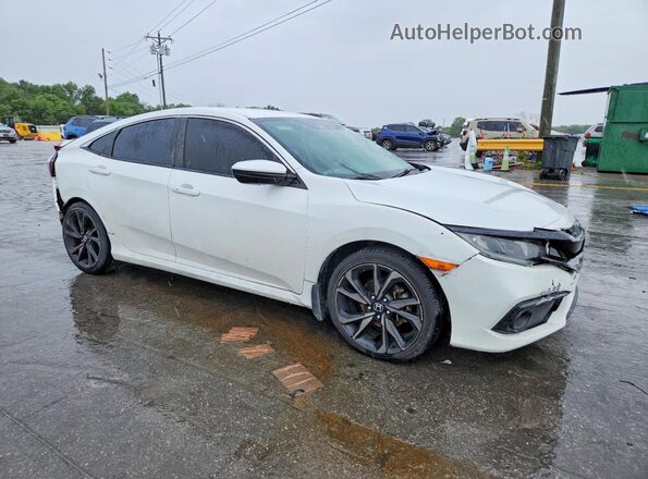 19XFC2F82ME000024 2021 HONDA CIVIC White Delantero derecho