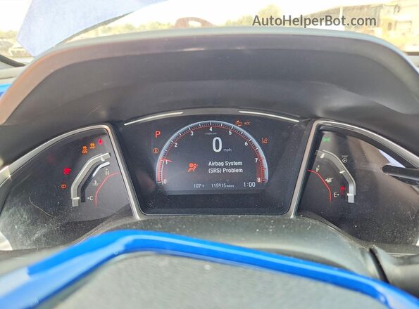 19XFC2F83LE020930 2020 HONDA CIVIC Blue Սարքավորումների վահանակի տեսք