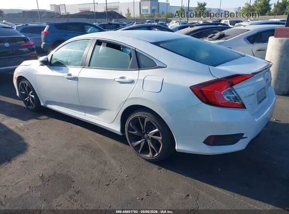 19XFC2F83LE207083 2020 HONDA CIVIC White Tył lewy