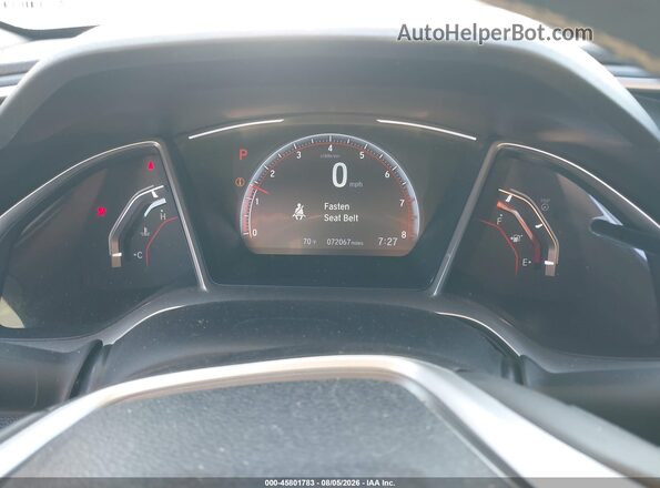 19XFC2F83LE207083 2020 HONDA CIVIC White Widok tylnych siedzeń