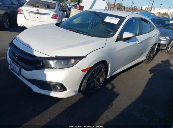 19XFC2F83LE207083 2020 HONDA CIVIC White Przód lewy