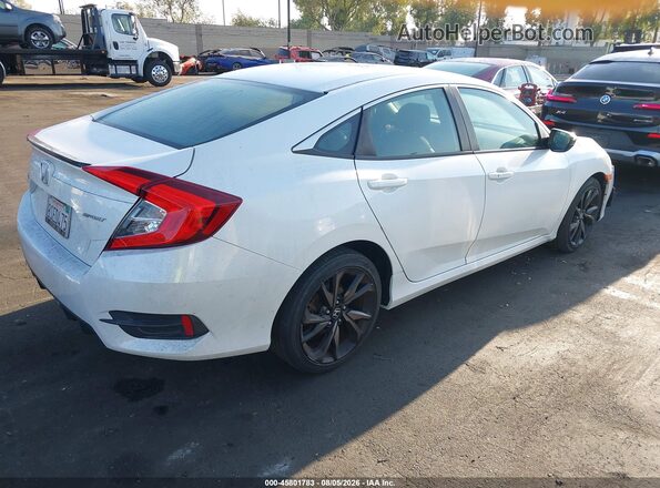 19XFC2F83LE207083 2020 HONDA CIVIC White Tył prawy