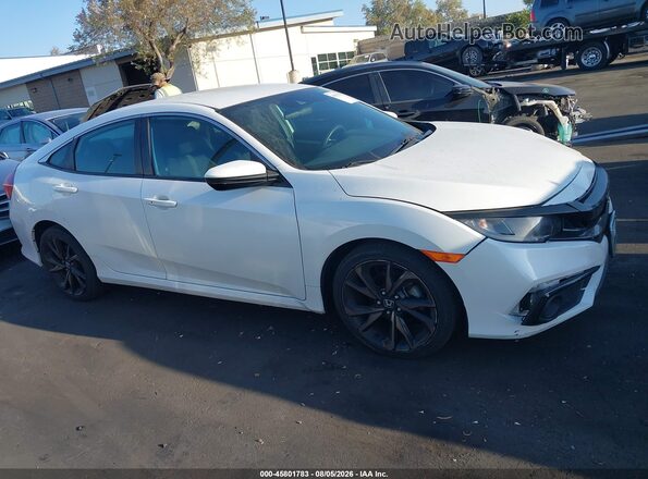 19XFC2F83LE207083 2020 HONDA CIVIC White Widok wnętrza 360 stopni