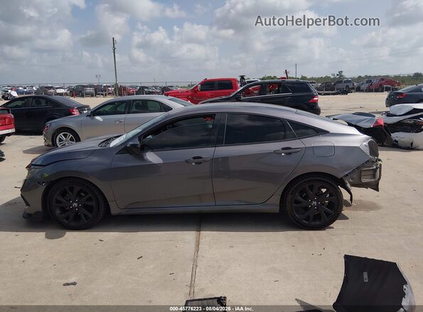 19XFC2F83ME201723 2021 HONDA CIVIC Gray 360 interior view
