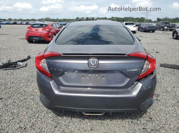 19XFC2F84KE009255 2019 HONDA CIVIC Gray Հետևի տեսք