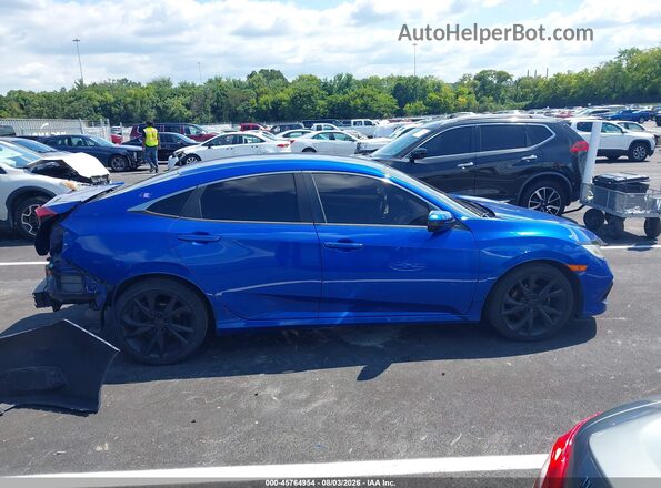 19XFC2F84KE010129 2019 HONDA CIVIC Blue 360 interior view