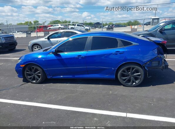 19XFC2F84KE010129 2019 HONDA CIVIC Blue 