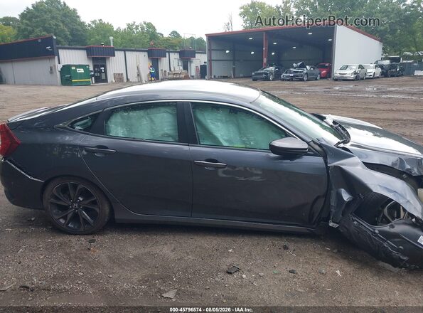 19XFC2F84KE014777 2019 HONDA CIVIC Gray Vista interior trasera