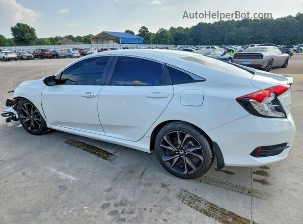 19XFC2F84KE021776 2019 HONDA CIVIC White Հետևի ձախ