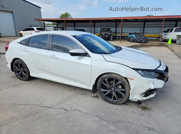 19XFC2F84KE021776 2019 HONDA CIVIC White Առջևի աջ